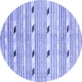 thumbnail image 1 of Ahgly Company Indoor Round Oriental Blue Modern Area Rugs, 8' Round, 1 of 4