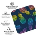 thumbnail image 4 of Disketp Abstract Bright Pineapple Fruit Retro Funny Coasters,4 Pcs Leather Coasters With Holder, Perfect Housewarming Hostess Gifts,Protect Furniture From Water Marks Scratch, 4 of 9