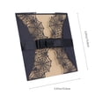 thumbnail image 2 of WRITWAA 10Pcs  Party Invites Black Paper Invitation Card Spider Web Shape For Graduation Celebration, 2 of 5