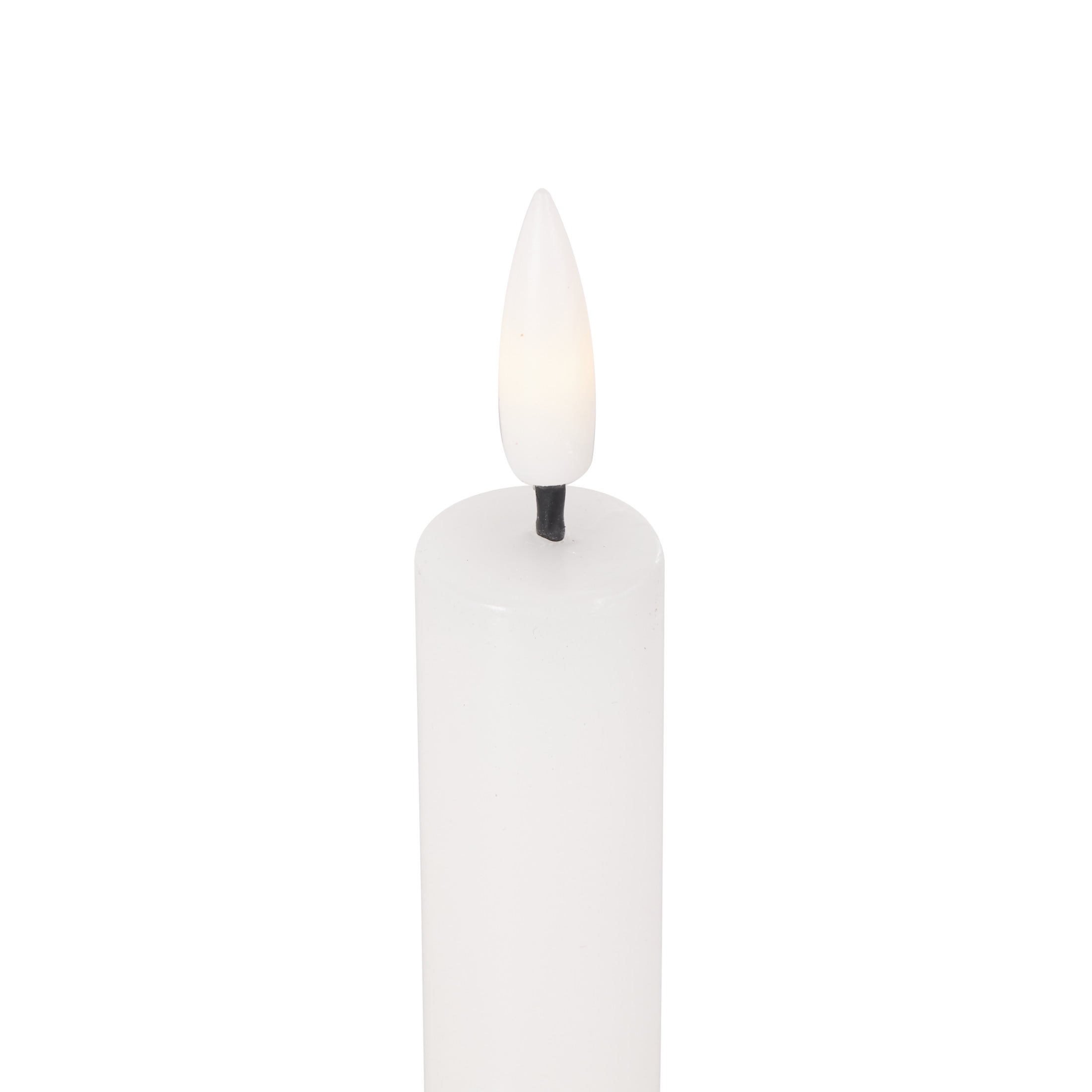 DecMode 11"H Unscented Wax  Flameless Candle with Remote Control (Set of 6)