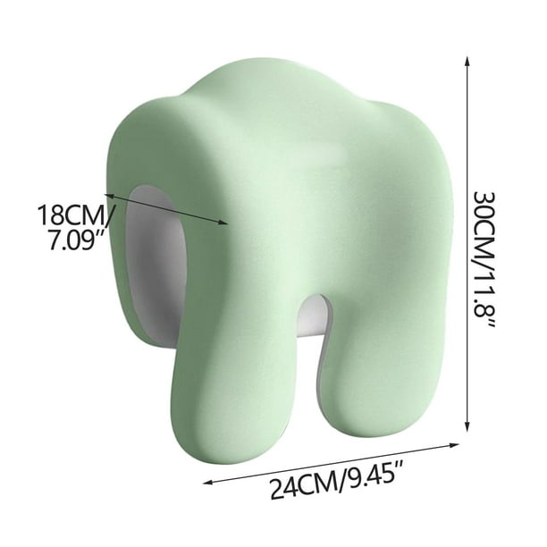 Yhmxh Almohada cervical de espuma, almohada de apoyo para dormir, descansar en el escritorio y para uso doméstico.