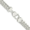 thumbnail image 3 of Auriga Fine Jewelry 925 Sterling Silver 9 mm Polished Domed Curb Chain Necklace for Mens 24", 3 of 6