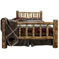 thumbnail image 2 of King Bed - Old World Moose Design - Log Bed - Durable Heirloom Quality - 94x80x47 in, 2 of 5