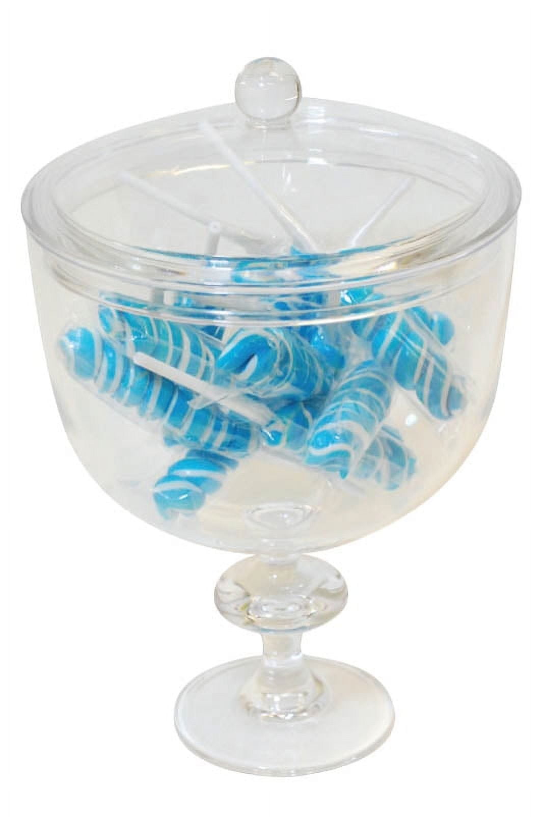 (3 pack) Hampton Art Clear Acrylic Apothecary Jar, 23oz Capacity 6"W x 6"D x 8.5"H Arts and Craft