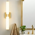 thumbnail image 2 of KAISITE Modern 1-Light Dimmable LED Bathroom Vanity Light, Waterproof Lamps for Bathroom, Acrylic Lampshade, 2 of 7
