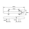 thumbnail image 2 of Corde de Pont en Acier Inoxydable 316 pour Bateau Marin 6 Pouces, Haute Qualité, 2 of 4