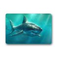 thumbnail image 1 of RYLABLUE Tapis de Sol Requin Tapis de Sol Extérieur/intérieur Taille 23.6x15.7 Pouces, 1 of 1
