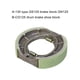 thumbnail image 4 of Sidaley Zapatas de freno Bloque de rueda Scooter ATV Motocicleta Suministros convenientes duraderos Accesorios Piezas de equipo Herramientas Accesorios para motos Zapata de freno de tambor CG125, 4 of 6
