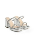 thumbnail image 3 of Dream Pairs Women's double-strap platform heel sandals, 3 of 8