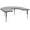 Gray, variant on Flash Furniture Wren 60''W x 66''L Horseshoe Grey Thermal Laminate Activity Table - Height Adjustable Short Legs