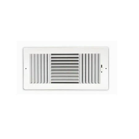 

Venti Air 14 x6 Plastic 3 Way Supply Register for Duct Opening 14 in W x 6 in H