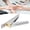 Silver, variant on YAHHU Professional Stainless Steel U-Shape False Nail Tip Clipper Cutter Manicure Tool for Acrylic Nails, Artificial Fake Nail Trimmer in Multicolor