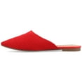 thumbnail image 3 of Journee Womens Aniee Slip On Almond Toe Mule Flats, Widths Available, 3 of 9