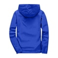 thumbnail image 5 of Dresfit Hoodies for Men Long Sleeve Drawstring Rain Jacket Summer 2026 Zip Up Running Raincoat Lightweight Hooded Big and Tall Gym Windbreaker with Pockets XL, 5 of 9