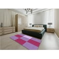 thumbnail image 4 of Ahgly Company Indoor Rectangle Patterned Medium Violet Red Pink Area Rugs, 8' x 12', 4 of 6