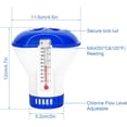 thumbnail image 2 of Diffuseur Flottant pour Piscine, 2 Pack Diffuseur de Chlore Flottant avec Débit Réglable, 2 of 5