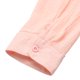 thumbnail image 5 of Nuevas mujeres ocasionales blusa suelta de lino de algodón con cuello en v bolsillos de manga larga Abanopi Rosa M, 5 of 7
