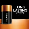 Duracell Coppertop D Battery, Long Lasting D Batteries, 4 Pack