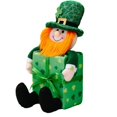 thumbnail image 3 of St Patricks Day Garden Ornament Gnome Doll Green Material for Photo Prop 1Set, 3 of 5