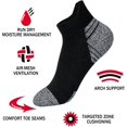 thumbnail image 6 of Tsoduce 5 Pairs Athletic Ankle Womens Socks Running Compression Socks for Women Cozy Low Cut Performance Soft Tab Socks, 6 of 6