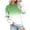 Green, variant on Kaemgyyd Crewneck Sweatshirts Women Casual Loose Gradient Long Sleeve Pullover with Pockets Lightweight Fall Fashion Clothes