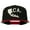 Black Red, variant on 3D California Map Bear Embroidered Two Tone Snapback Cap - Black Purple OSFM
