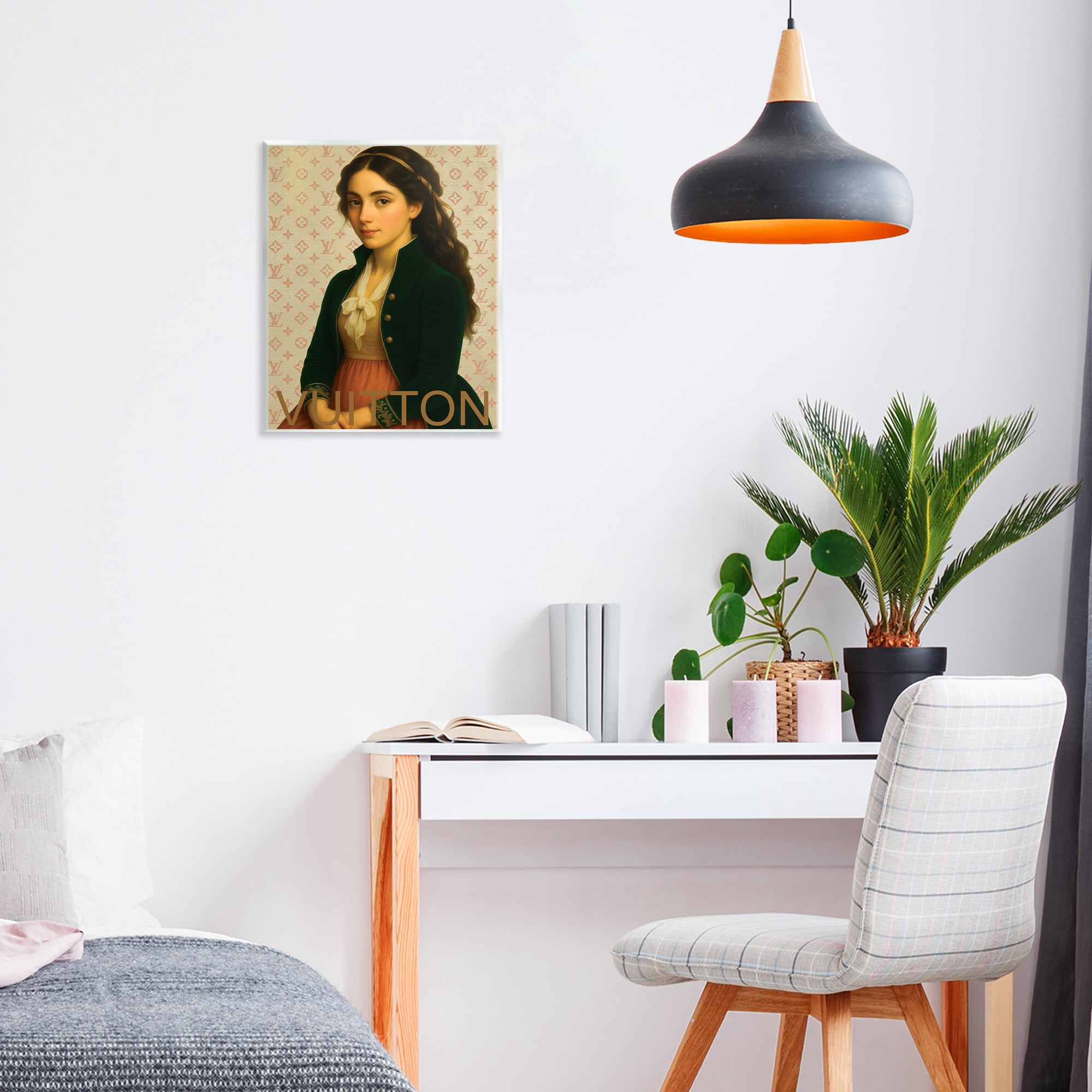 Stupell Industries Glam Gentlewoman in Spring Wall Plaque Art, design by Grotto Studios