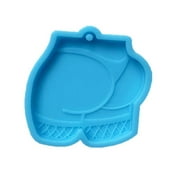 GENEMA Cute Butt Shape Epoxy Resin Mold Earrings Dangler Casting Silicone Mould Gift Various Beautiful Decorations Durable