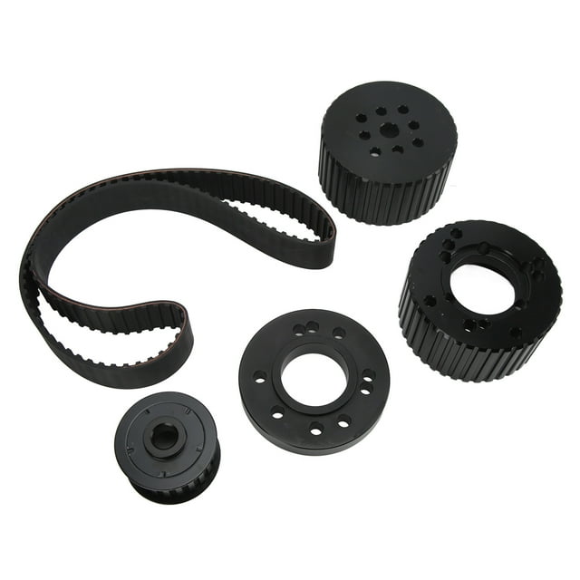 Kit de polea de transmisión por correa de repuesto para bomba de agua de eje de 5/8 pulg. Mopar Small Block 318, 340 y 360