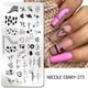 thumbnail image 2 of NICOLE DIARY Heartbeat Nail Stamping Plates Sweet Heart Lips Plantilla de impresión Manicure Art Stamp Templates Nail Tools Tan Jianjun unisex, 2 of 2