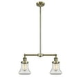 thumbnail image 2 of Innovations Lighting 209 Bellmont Bellmont 2 Light 21" Wide Linear Chandelier / Semi-Flush, 2 of 7