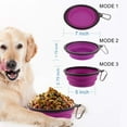 Guardians Large Collapsible Dog MMF7 Bowls, 34oz Travel Water Food