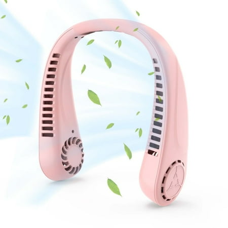

HRSR Hands-Free Neck Fan 3000 MAh Rechargeable Cooling Fan for Outdoor Indoor Camping(Pink)