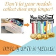 thumbnail image 3 of 1PC Medals Hanger Display Holder Rack Never Stop to Dream Medals Display Wall Mounted Frame Sports Medal Holder Racks, 3 of 9