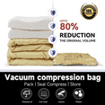 thumbnail image 3 of Vacuum Storage Bags, 10-Pack Large Space Saver Bags for Clothes, Bedding, Travel – Includes Hand Pump & Electric Pump, 3 of 6