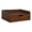 Walnut Brown, variant on Kate and Laurel Kitt Modern Floating Shelf Side Table with Drawer, 18 x 12 x 7, White, Decorative Solid Wood Floating Table with Pull Out Drawer and Cubby for Space-Saving Dorm Decor