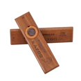 thumbnail image 3 of Wooden Flute Brown Accompaniment Flute Instruments Wood Pallets Kazoo Flutes Diaphragm Mouth Kazoos Instruments, 3 of 4