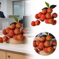 thumbnail image 2 of Outdor Litchi Réaliste Fruit Réaliste Ornement de Bureau pour Centre de Table à la Maison, 2 of 6