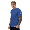 thumbnail image 3 of 2 CHRONICLES 16:9 Fitted Men T-shirt (Royal Blue, S), 3 of 4
