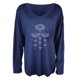 thumbnail image 2 of ICHUANYI Clearance Women's Plus Size Long Short V-Neck Printed Casual Tops Blouse T-shirt ICHUANYI "ICHUANYI", 2 of 4