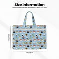 thumbnail image 3 of Kdxio Kawaii Sushi (2) File Tote Document Bag Business Briefcase Bag Document Organizer Tote Briefcase for Letter A4 Files Business Teacher Office Bag, 3 of 8