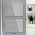 thumbnail image 6 of NIUBEE Acrylic Magnetic Calendar for Fridge, Clear Set of 2 Dry Erase Board Calendar for Fridge Reusable Planner, Includes 6 Dry Erase Markers with 3 Colors(16"*12"Inches), 6 of 8