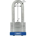 thumbnail image 2 of ABUS 41/40HB50 Laminated Steel Padlock, Keyed Different, Blue Bumper, 2 of 3