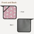 thumbnail image 2 of Pofeuu Rabbit And Flower Print Silicone Trivet Mats,Silicone Hot Pads for Kitchen, Silicone Trivets for Hot Pots and Pans, Silicone Hot Pad, 2 of 8