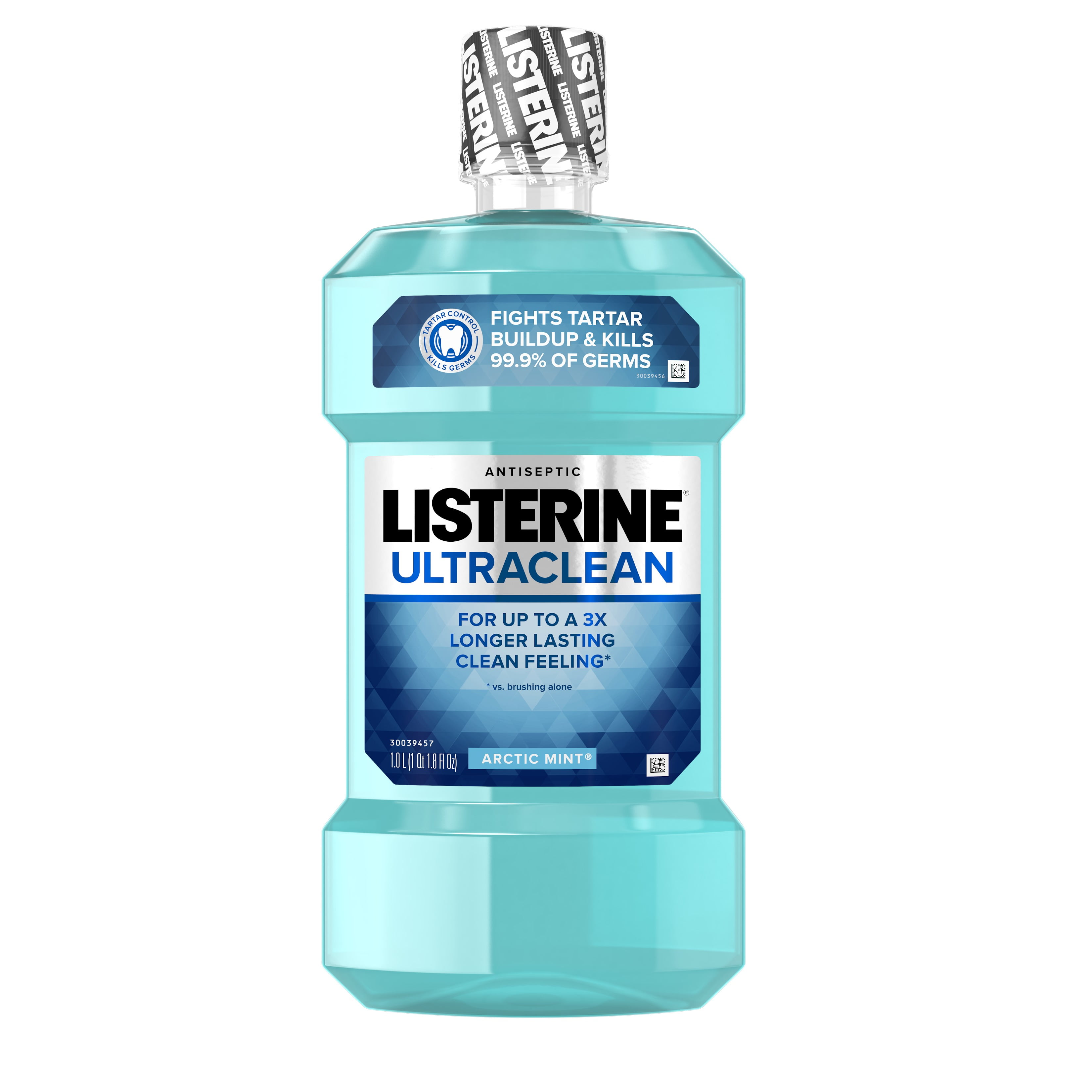 Listerine Ultraclean Oral Care Antiseptic Mouthwash, Arctic Mint, 1 l