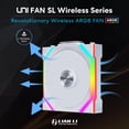 thumbnail image 2 of Case Fan Lian Li UNI Fan SL inalámbrico ARGB de 120 mm, paquete triple, 2 of 6