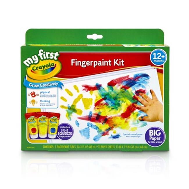 Mon Premier Crayola 81-1368 Kit de Peinture pour Doigts