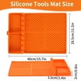Bbq Mats for Grilling Under Grill Black Stone Grill Silicone Side Shelf