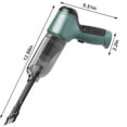thumbnail image 4 of Handheld Vacuum Cleaner, Car Cordless Vacuum Cleaner, Portable Vacuum Cleaner, Dry/Wet Handheld Vacuum CleanerTeissuly Clearance (Green, ) Teissuly WER202308291613, 4 of 9
