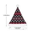 thumbnail image 3 of Naloa red Minimalist Snowflake Santa Hat for Kids Baby Christmas Hats,Girls Boys Toddler Plush Xmas Holiday Hat,Luxury Santa Claus Hat, 3 of 6